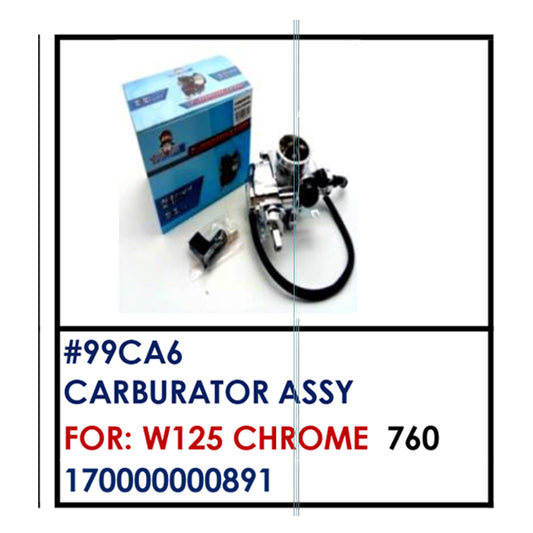 CARBURATOR ASSY (99CA6) - W125 CHROME | YAKIMOTO - BESTPARTS.PH