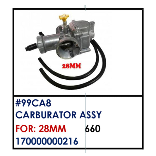 CARBURATOR ASSY (99CA8) - 28mm | YAKIMOTO - BESTPARTS.PH