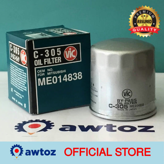 VIC C-305 Oil Filter for Mitsubishi 4D31/4D32/4D33 Secondary Filter - C503 - BESTPARTS.PH