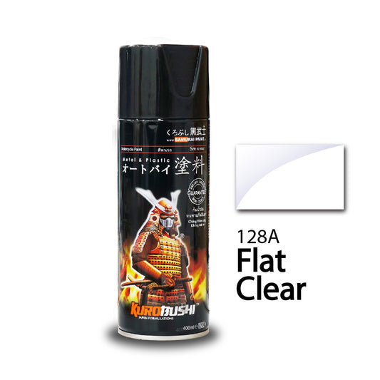 128A FLAT CLEAR SAMURAI PAINT 400ML MALAYSIA (SPPAS0128AFLATCLEAR)