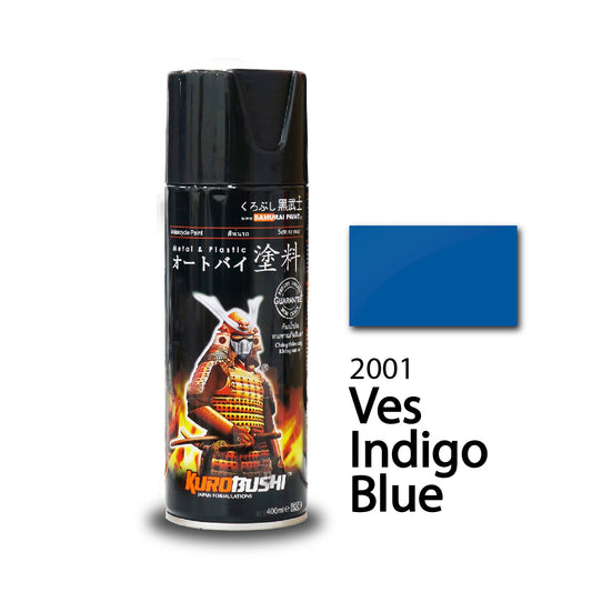 2001 VES INDIGO BLUE SAMURAI PAINT 400ML MALAYSIA (SPPAS02001VESBLUE)