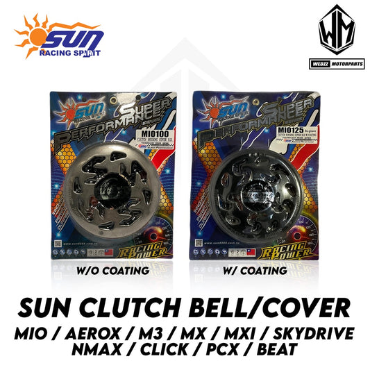 SUN RACING CLUTCH BELL/COVER (MIO/AEROX/M3/MX/MXI/SKYDRIVE/NMAX/CLICK/PCX/BEAT)