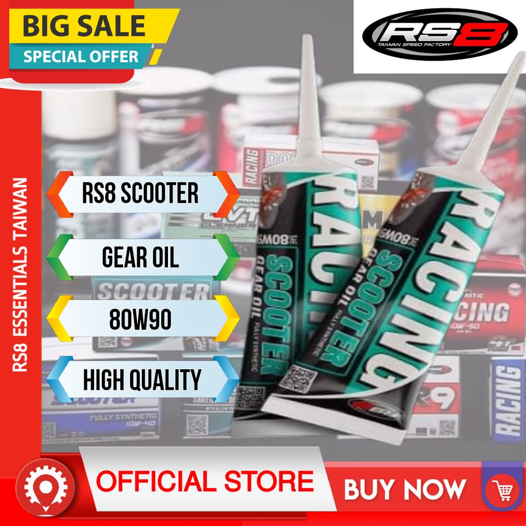 RS8 GEAR OIL SCOOTER 80W-90 Fully Synthetic - BESTPARTS.PH